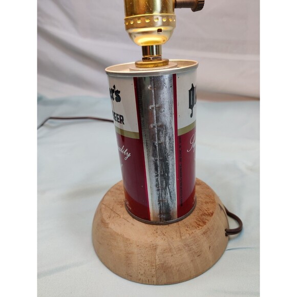 Homemade Older Timers Lager Beer Can Lamp, Light-Works Great! One of A Kind - Picture 2 of 12